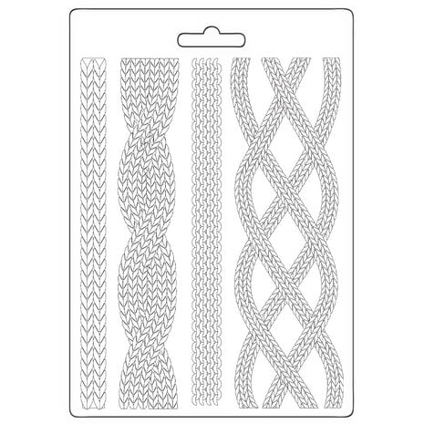 Stamperia - Whispering Woods A5 Soft Mould Cords