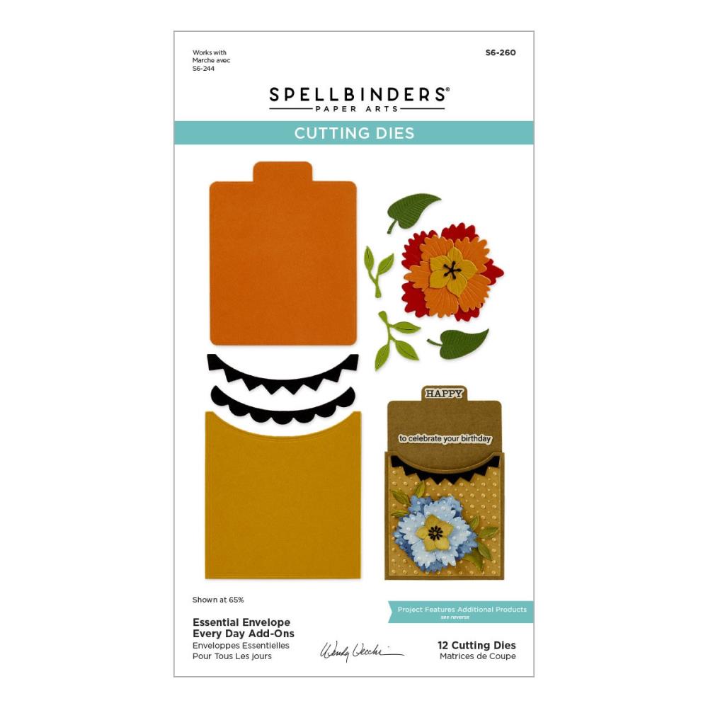Spellbinders - Etched Dies - Tabbed Classics, Envelope Add-Ons 