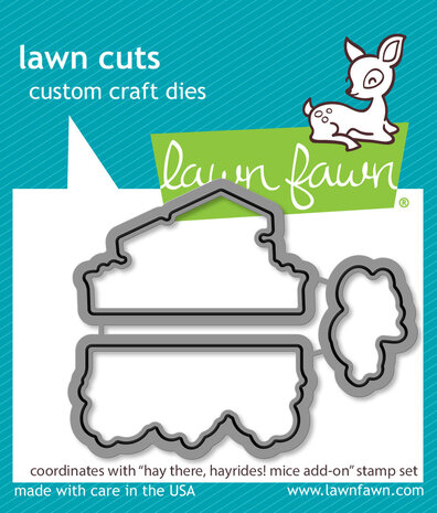 Lawn Fawn -Hay There, Hayrides! Mice Add-On Lawn Cuts Dies Lawn Fawn -Hay There, Hayrides! Mice Add-On Lawn Cuts Dies