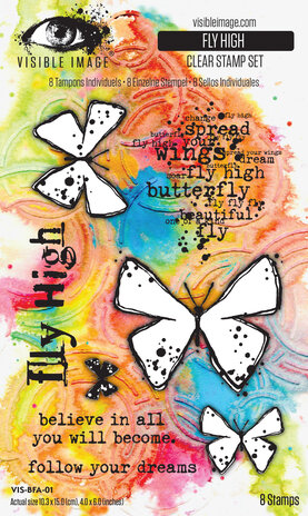 Visible Image - Fly High 4x6 Inch Stamp Set