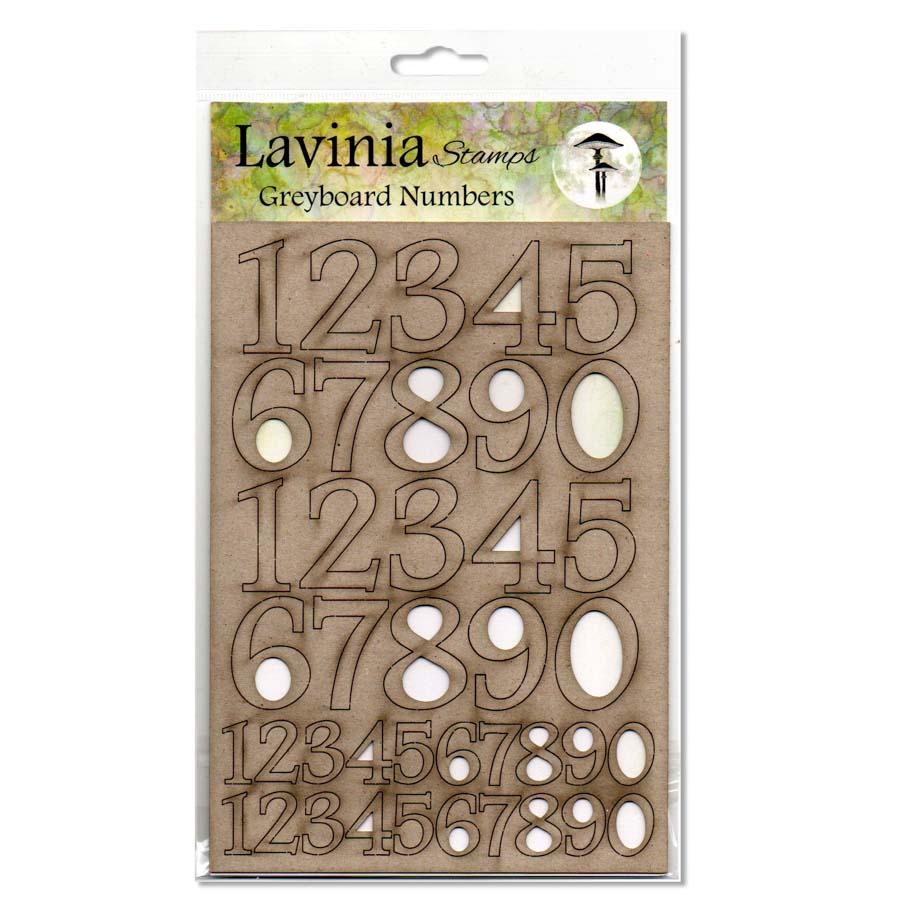 Stamperia Greyboard Numbers