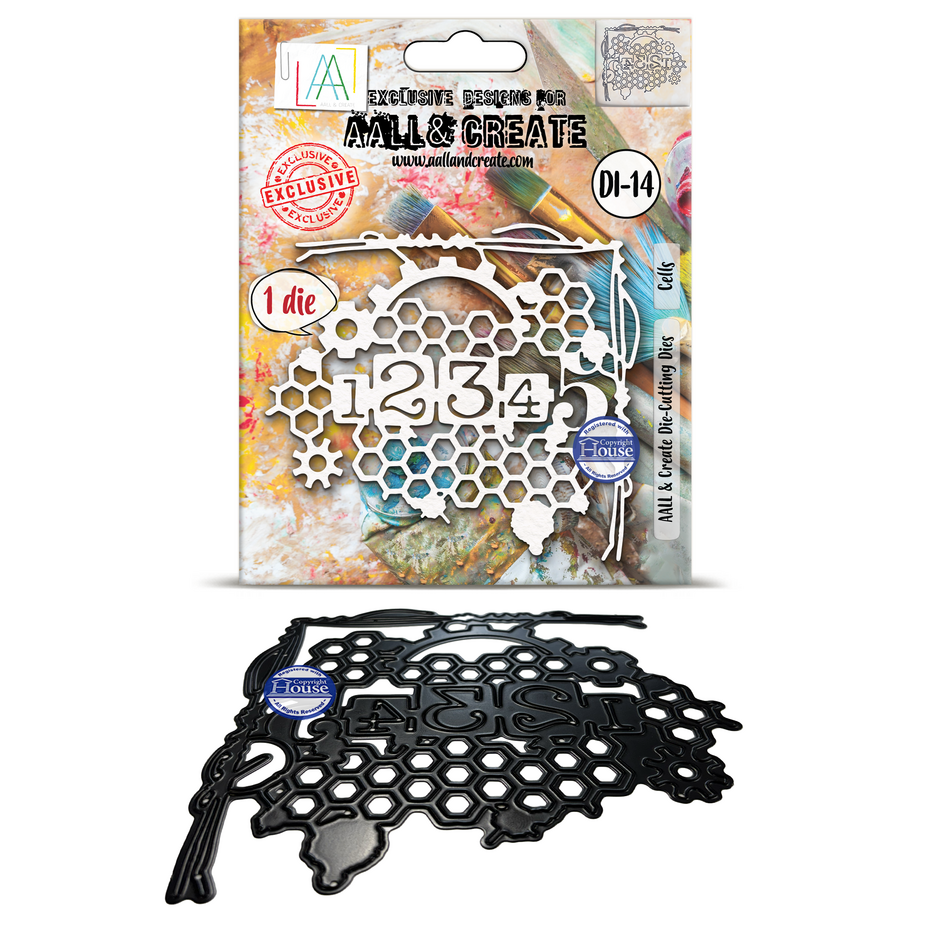 Craft Consortium - Cell Figures Die-Cutting Die Set Cells by Bipasha Bk