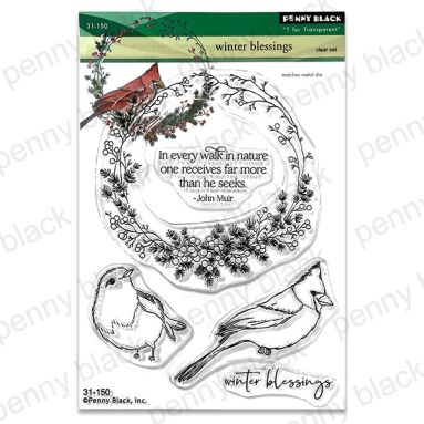 Penny Black - Winter Blessings (clear stamps)