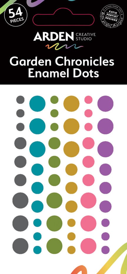 Arden Creative Studio - Garden Chronicles Enamel Dots (54pcs) by Katie Pertiet