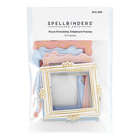 Spellbinders - Floral Friendship Chipboard Frames (12pcs)