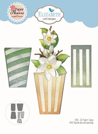 Elizabeth Craft  - Spring Blossom Die 3D Modern Vases