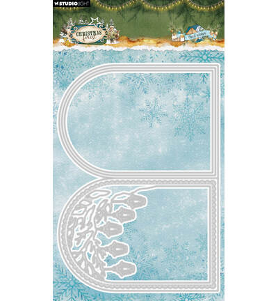 Studio Light - StudioLight Stanzschablonen – Folded Card Shape Christmas Forest Nr. 1111