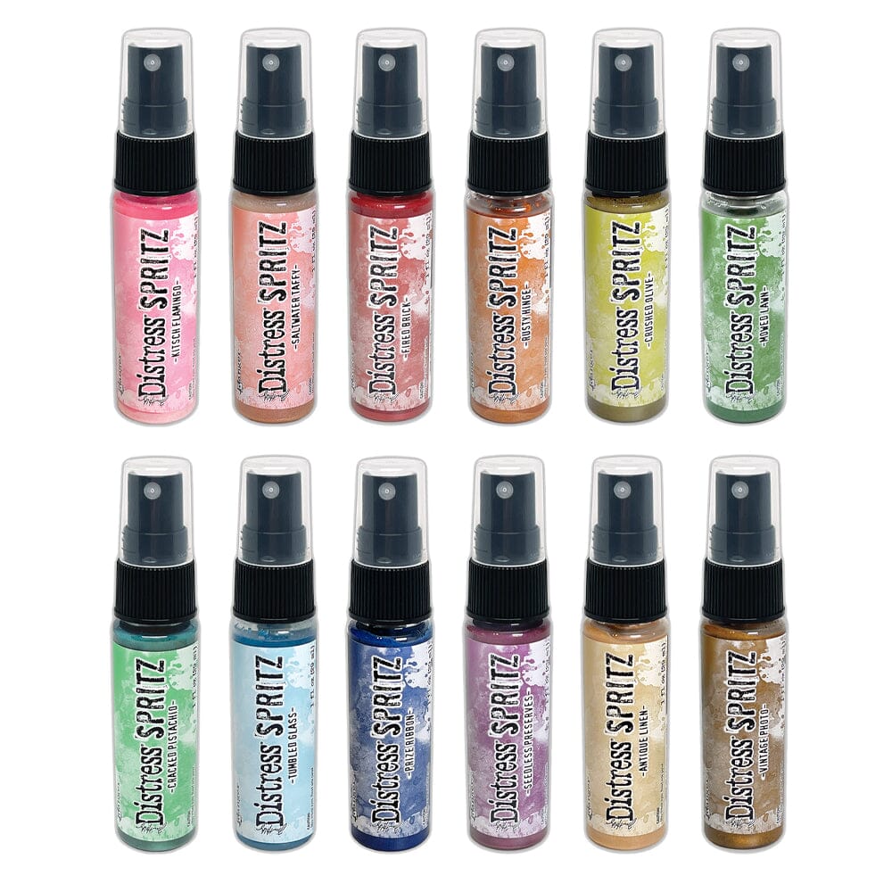 Ranger Distress - Tim Holtz Distress Spritz - Set 12 Farben - TEIL 2 Ranger Distress - Tim Holtz Distress Spritz - Set 12 Farben - TEIL 2