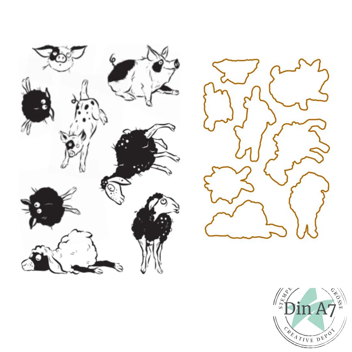 Creative Depot - Bundle - Heikes Welt - Schafe und Co