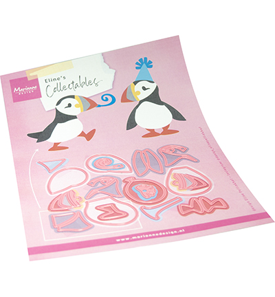 Marianne Design Collectables - Eline's Party Puffin - Tiere