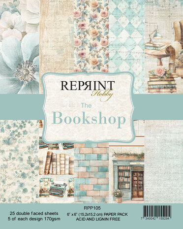 Reprint - The Bookshop 6x6 Inch Paper Pack Reprint - The Bookshop 6x6 Inch Paper Pack