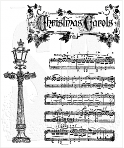 Tim Holtz Cling Mount Stamps: Festive Sounds  Tim Holtz Cling Mount Stamps: Festive Sounds