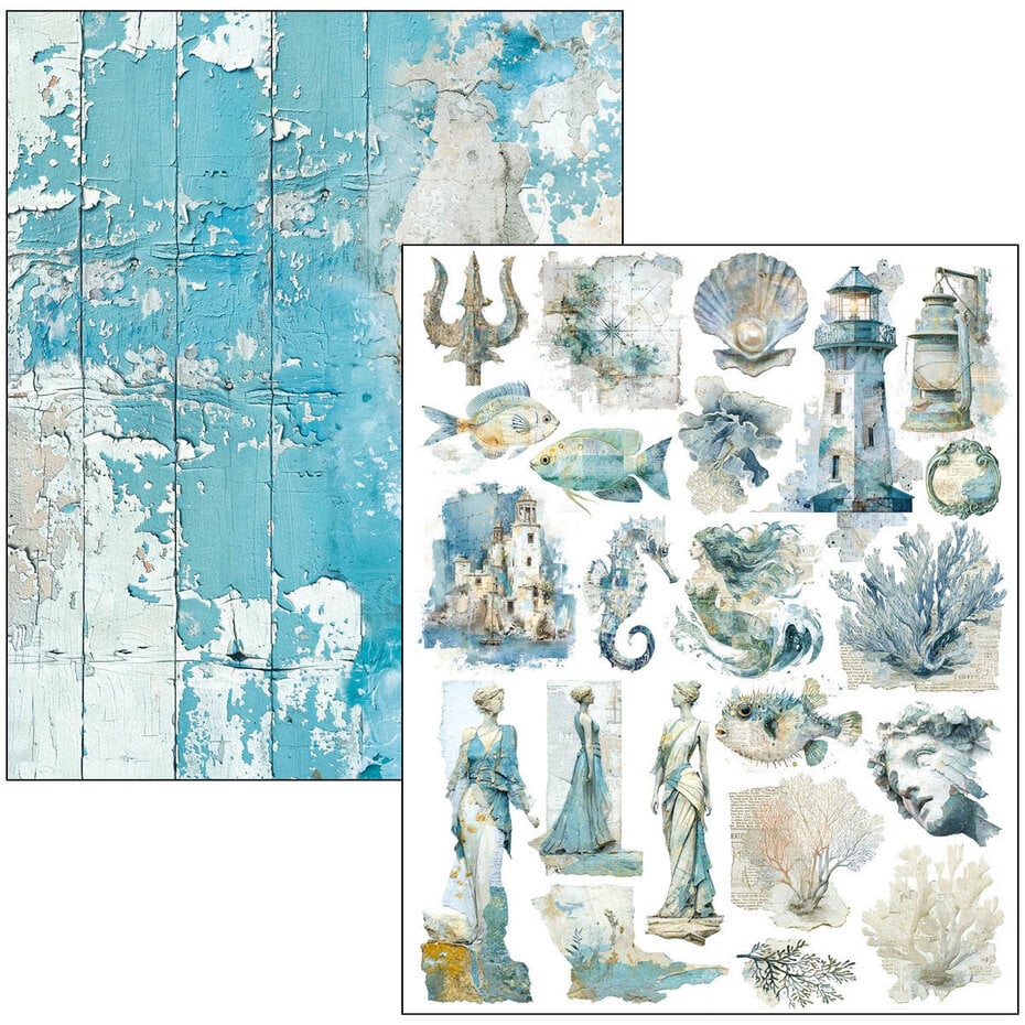 Ciao Bella - Edge of the Ocean A4 Maxi Mixed Media Book