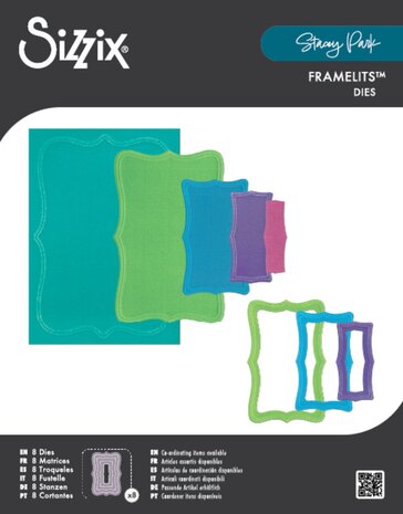 Sizzix • Framelits Die by Stacey Park Reversed Doris Dotted Top Note (8pcs)