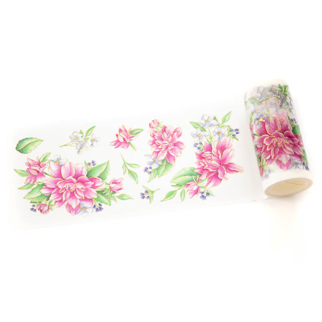 Pinkfresh Studio Washi Tape -  Artistic Dahlia washi