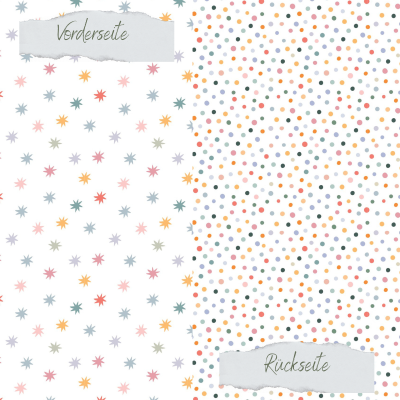 Creative Depot -  Designpapier - Designline - Konfettiregen - Doppelseitig bedruckt 