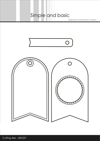 Simple and Basic - Cute Tags Cutting Dies