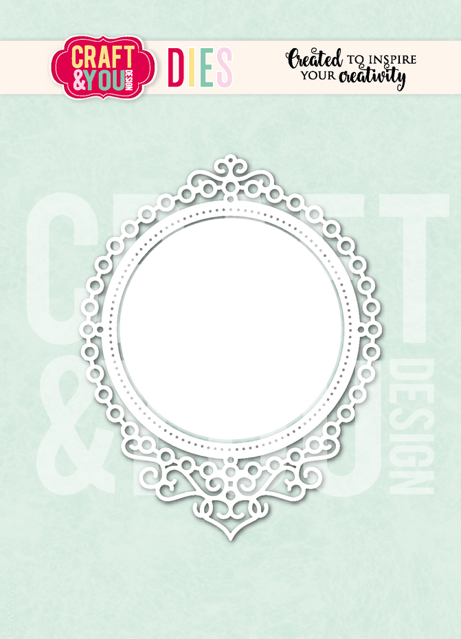 Craft & You Design - Elegant Frame Dies by Gosia