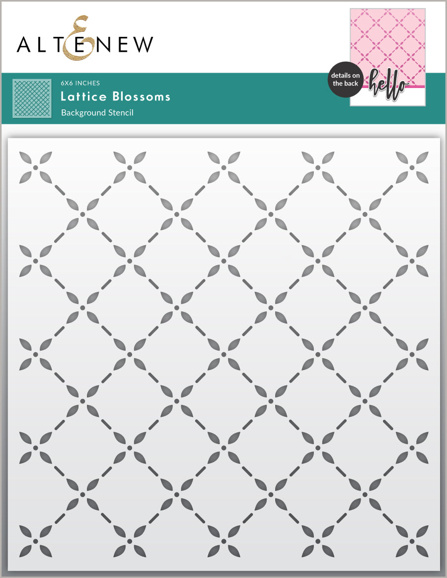 Altenew - Lattice Blossoms Stencil 