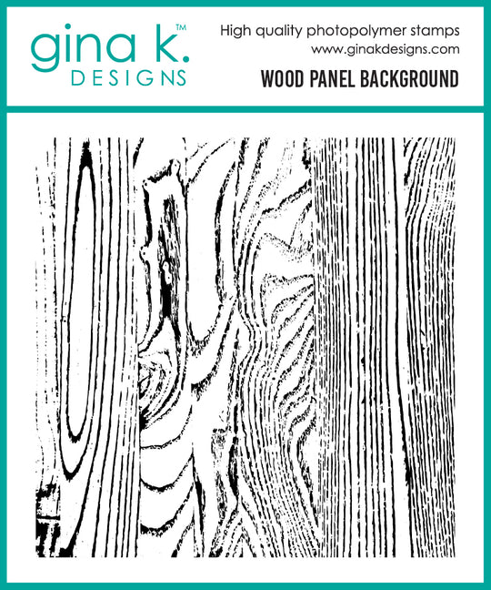Gina K Designs - STAMPS- Wood Panel Background