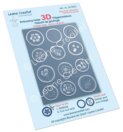 Leane Creatief - Wachssiegel Ø 2-3cm, Blumen & Blätter Leane Creatief - Wachssiegel Ø 2-3cm, Blumen & Blätter