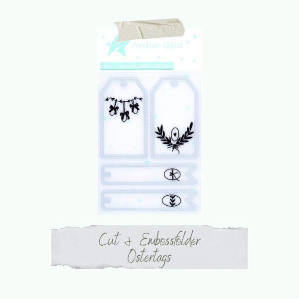 Creative Depot -  Cut & Emboss Folder - Ostertags - 11 x 15,5 cm 