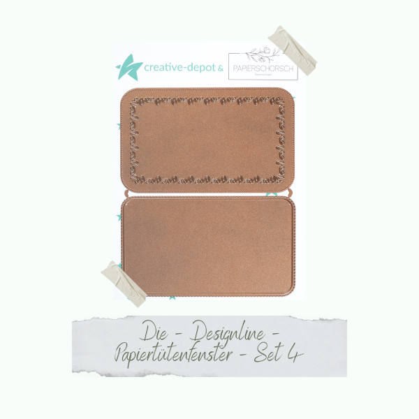 Creative Depot -  Die - Designline - Papiertütenfenster Set 4 