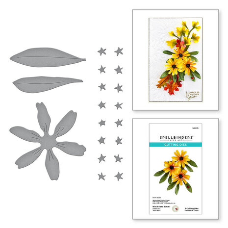 Spellbinders - Black Eyed Susan Etched Dies