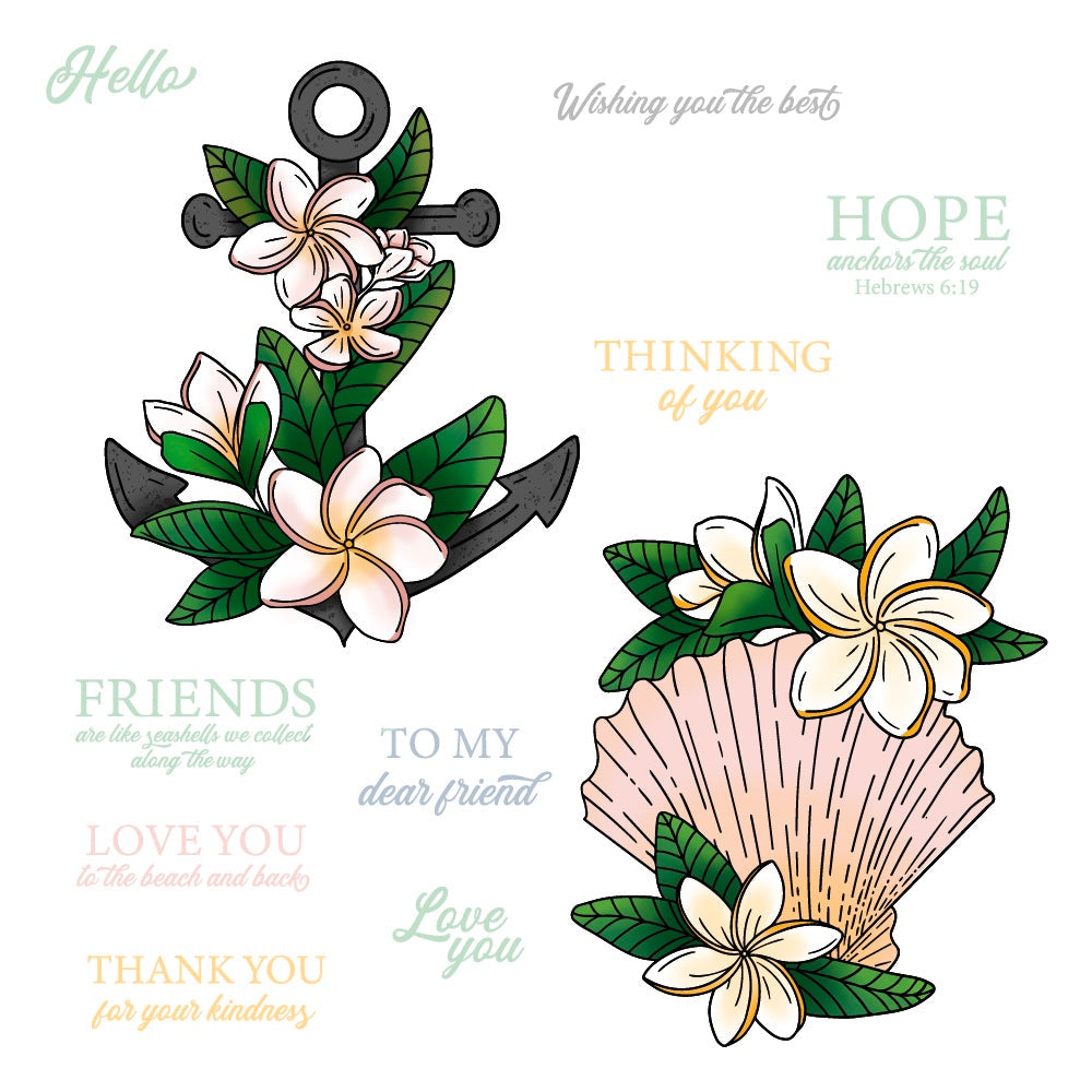 Honey Bee - Anchor Of Hope - 6x6 Stamp Set Honey Bee - Anchor Of Hope - 6x6 Stamp Set