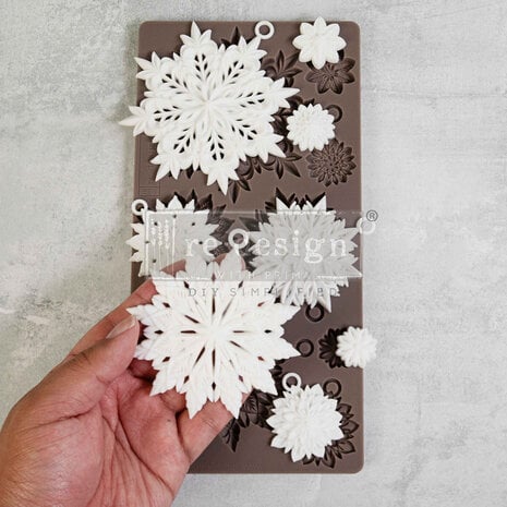 Prima Marketing Re-Design Mould - Papercraft Charms 5x10 Inch Decor Mould