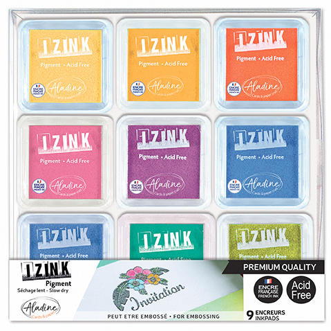 aladine-izink-embossing-slow-dry-pigment-set-9pcs