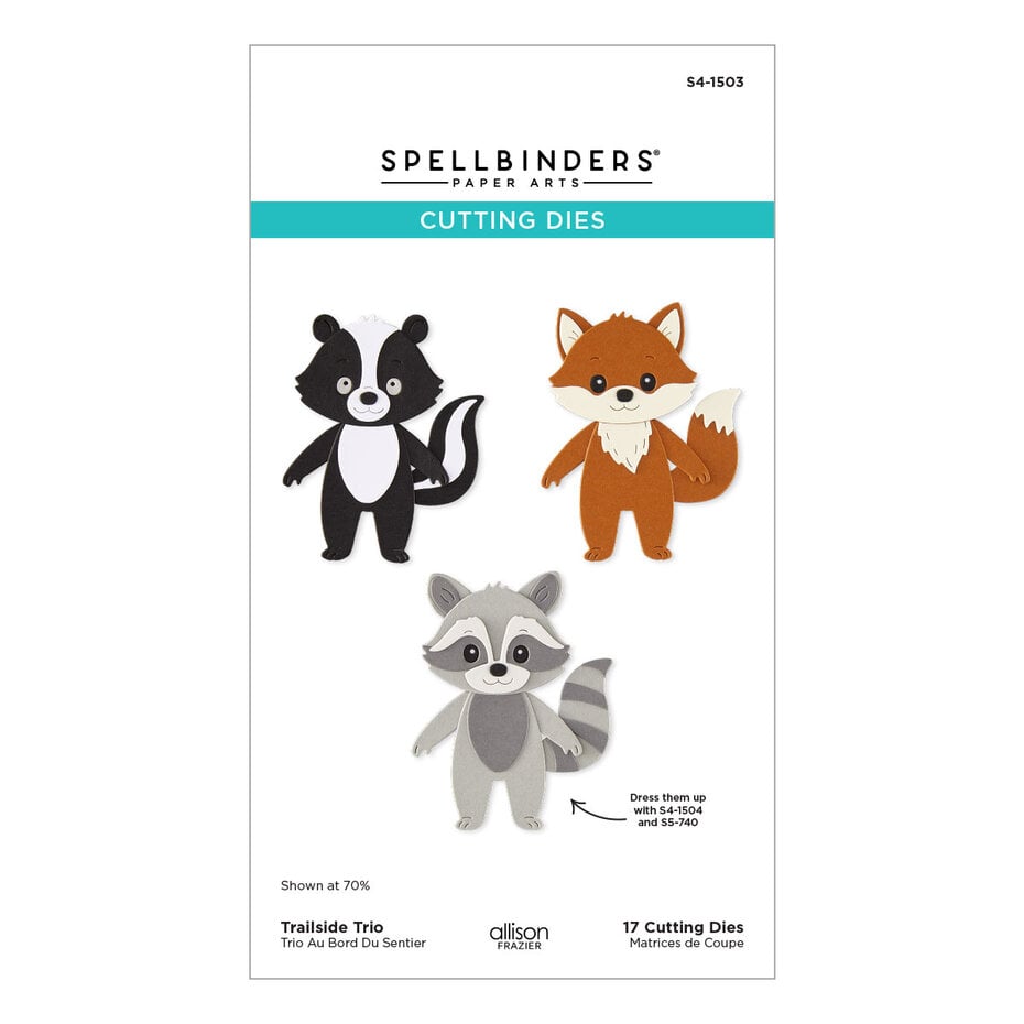 Spellbinders - Summer Camp Etched Dies Trailside Trio by Allison Frazier