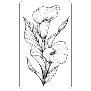 Sweet Poppy Stencil: Calla Lily Stamp