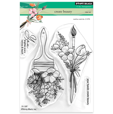 Penny Black - CREATE BEAUTY (CLEAR STAMPS)