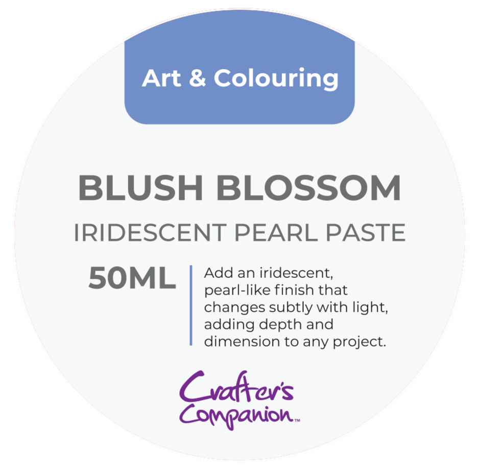 Crafters Companion - Iridescent Pearl Paste Blush Blossom 50ml