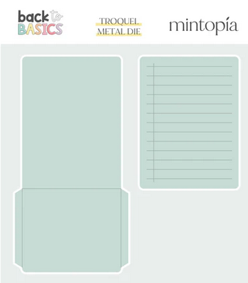 Mintopia - Back to Basics Rounded Tag Die with 3x4 Pocket