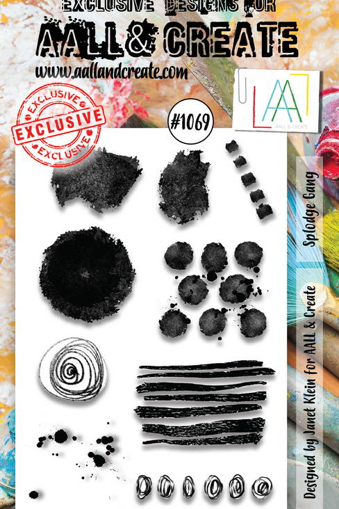 AALL & Create - Stamp Set A6 Splodge Gang