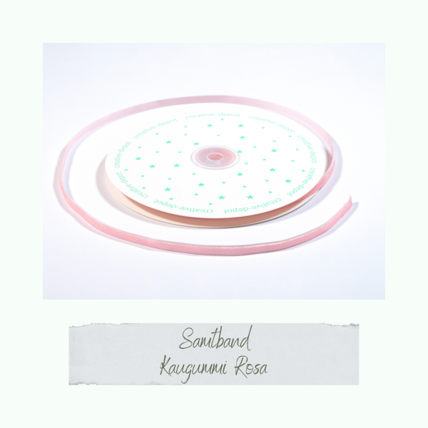 Creative Depot -  Samtband - Kaugummi Rosa - Bänderliebe  Creative Depot -  Samtband - Kaugummi Rosa - Bänderliebe