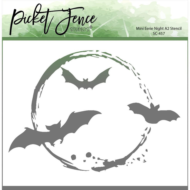 Picket Fence Studios - Mini Eerie Night A2 Stencil Picket Fence Studios - Mini Eerie Night A2 Stencil