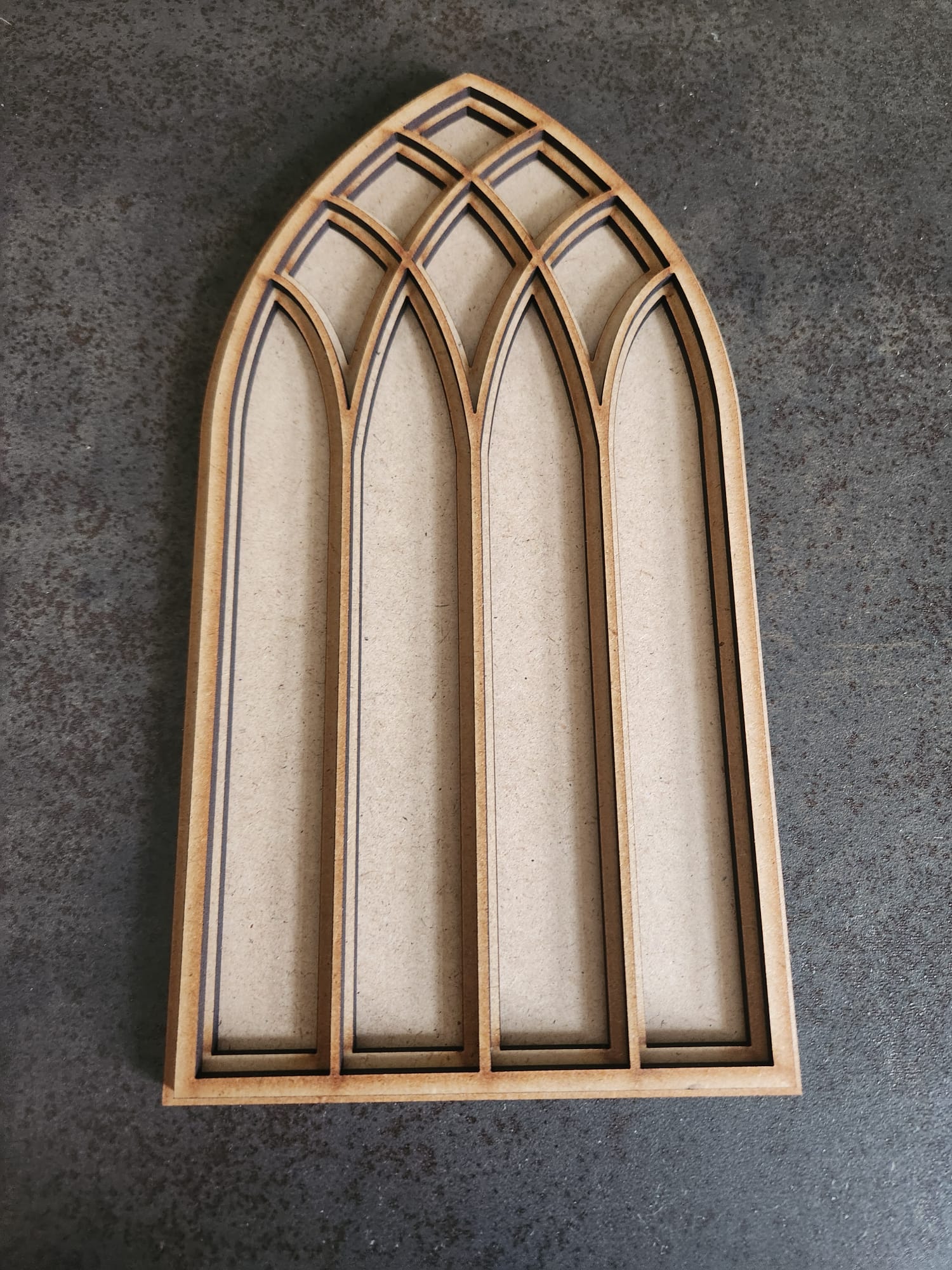 MDF - Kirchenfenster 3 groß - 3tlg.  