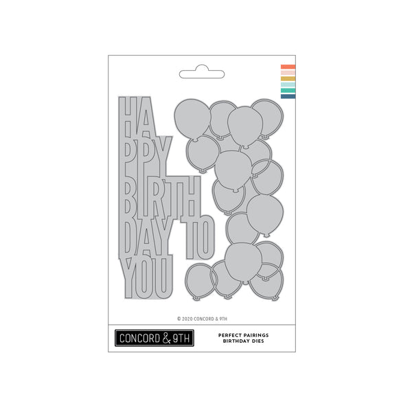 Concord & 9th -  Birthday Perfect Pairings Dies