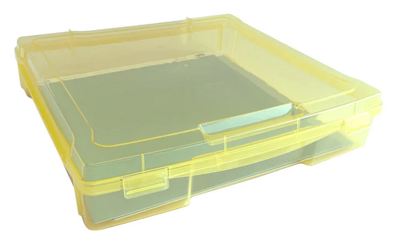 Caja para papeles 12"x12" Kimidori Colors Amarilla
