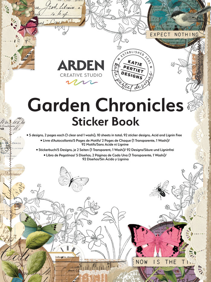 Arden Creative Studio - Garden Chronicles Sticker Book by Katie Pertiet