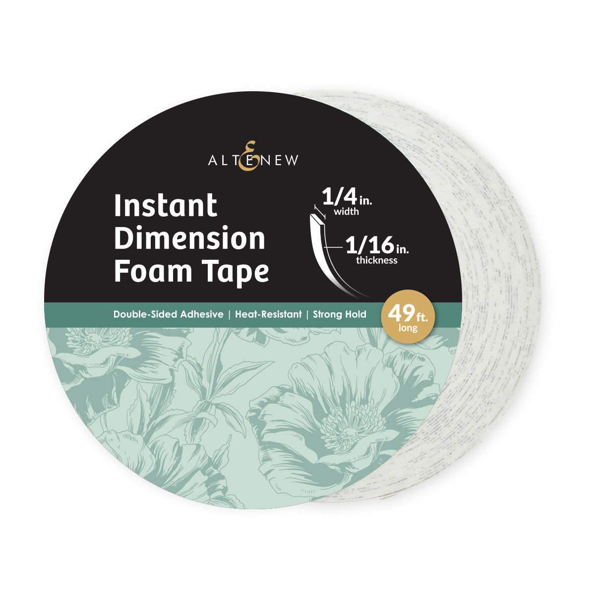 Altenew - Instant Dimension Foam Tape - 1/16'' x 1/4'' x 15m  Altenew - Instant Dimension Foam Tape - 1/16'' x 1/4'' x 15m