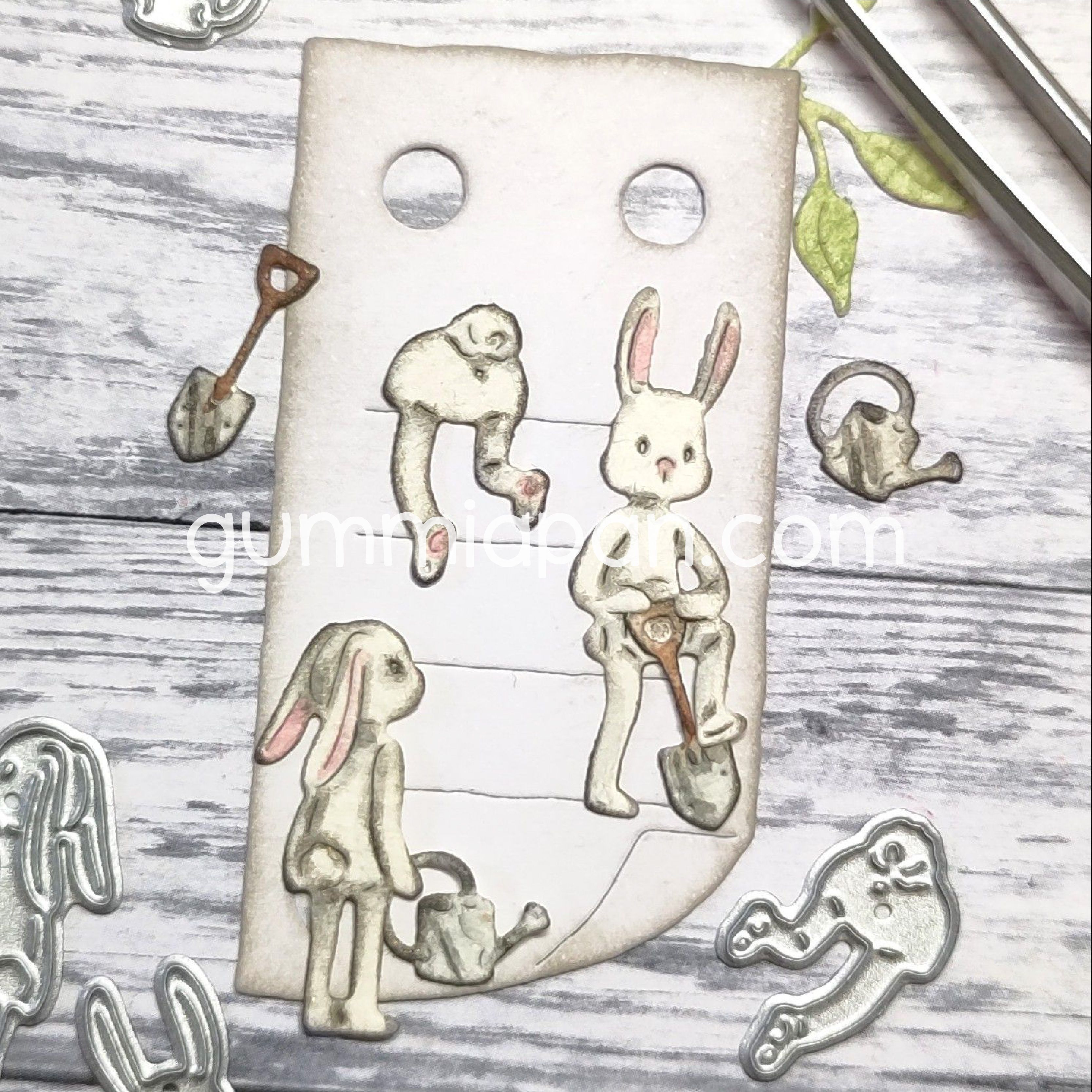 Gummiapan - Garden Rabbits