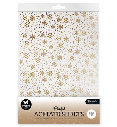 StudioLight - Snowflakes Gold Essentials nr. 16