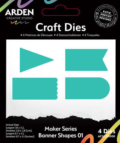 Arden Creative Studio - Maker Series Craft Dies – Bannerformen 01