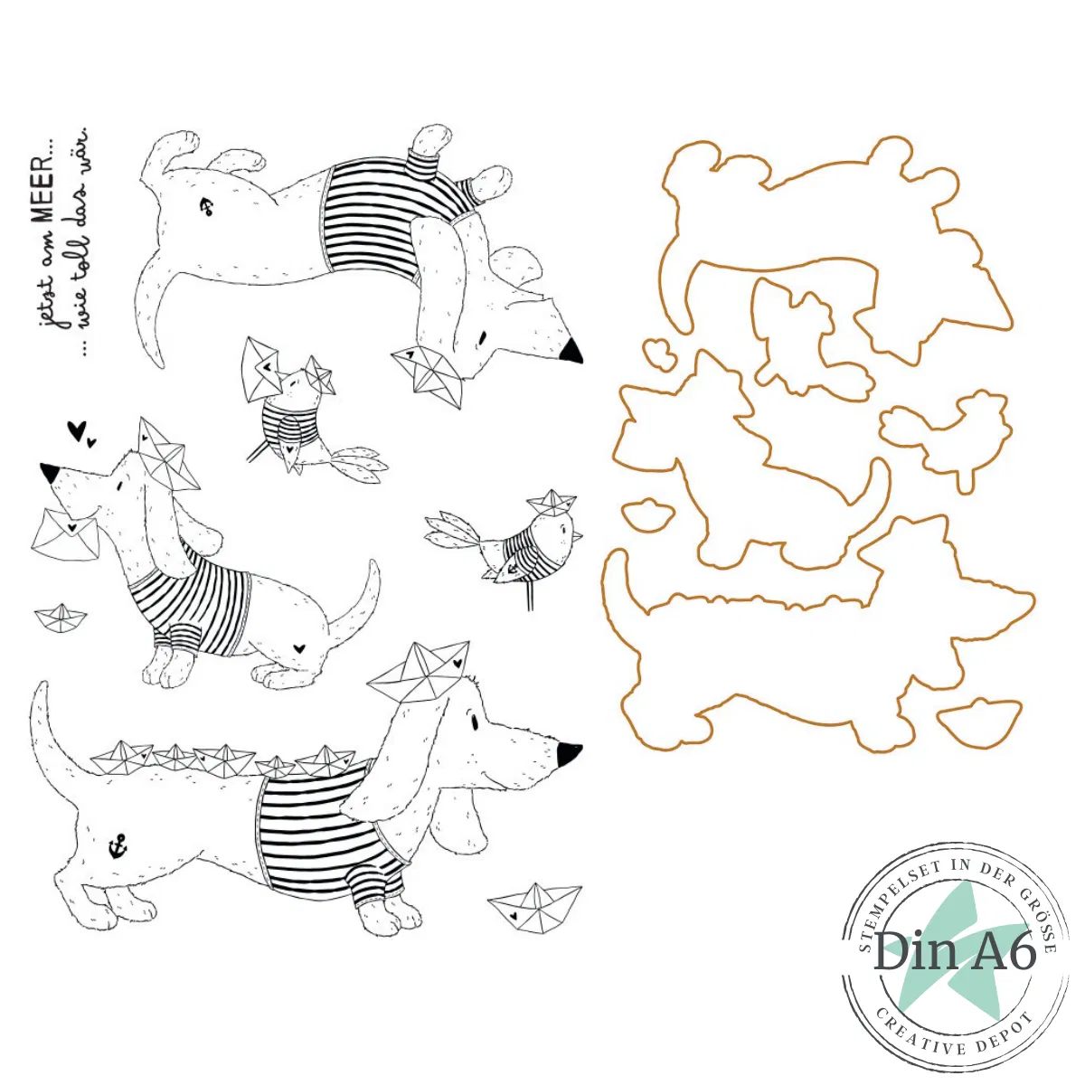 Creative Depot - Bundle - Maritime Dackel