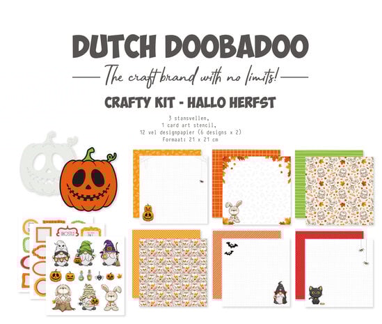 Dutch Doobadoo Crafty Kit Hallo Herfst  Dutch Doobadoo Crafty Kit Hallo Herfst