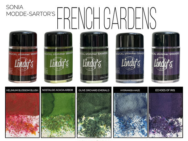Lindy's Stamp Gang - Sonia's French Gardens Magical Shaker 2.0 SET